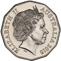 Copper-Nickel coin Australia KM# 2996 ELIZABETH II. AUSTRALIA 2015. IRB.