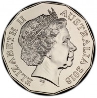 Copper-Nickel coin Australia KM# 3469 ELIZABETH II. AUSTRALIA 2018. IRB.
