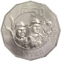 Copper-Nickel coin  Australia  KM# 3474