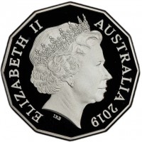 Silver coin Australia KM# 3624a ELIZABETH II. AUSTRALIA 2019. IRB.