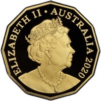Gold coin Australia ELIZABETH II. AUSTRALIA 2020. JC.