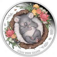 Silver coin Australia KM# 4053 P. EM. 1/2 oz 9999 SILVER.
