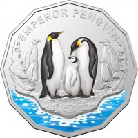Copper-Nickel coin Australia KM# 4469 EMPEROR PENGUIN. AWB.