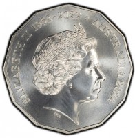Copper-Nickel coin Australia KM# 4662 ELIZABETH II 1952 - 2022. AUSTRALIA 2024. IRB.