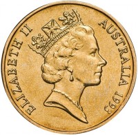 ELIZABETH II. AUSTRALIA 1993. RDM.