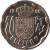reverse of 50 Pesetas - Juan Carlos I - Philip V (1996) coin with KM# 963 from Spain. Inscription: 19 96 50 PTAS FELIPE V