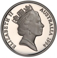 Silver coin Australia KM# 258a ELIZABETH II. AUSTRALIA 1984. RDM.