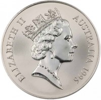 Silver coin Australia KM# 297 ELIZABETH II. AUSTRALIA 1996. RDM.
