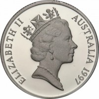Silver coin Australia KM# 327 ELIZABETH II. AUSTRALIA 1996. RDM.
