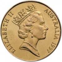 Aluminium Bronze coin Australia KM# 355 ELIZABETH II. AUSTRALIA 1996. RDM.