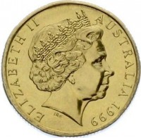 Aluminium Bronze coin Australia KM# 400 ELIZABETH II. AUSTRALIA 1999. IRB.