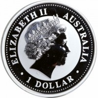 ELIZABETH II. AUSTRALIA. 1 DOLLAR. IRB.