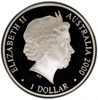 ELIZABETH II. AUSTRALIA 2000. 1 DOLLAR. IRB.