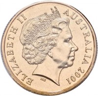 ELIZABETH II. AUSTRALIA 2001. IRB.