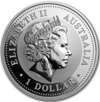 ELIZABETH II. AUSTRALIA. 1 DOLLAR. IRB.