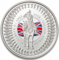 ELIZABETH II 1952 2002 GOLDEN JUBILEE. P.