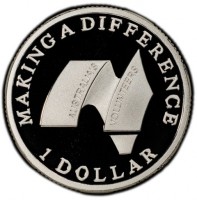 MAKING A DIFFERENCE. AUSTRALIA'S. VOLUNTEERS. 1 DOLLAR.
