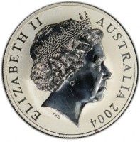 Silver coin Australia KM# 723 ELIZABETH II. AUSTRALIA 2004. IRB.