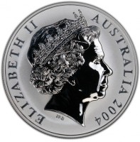 Silver coin Australia KM# 723 ELIZABETH II. AUSTRALIA 2004. IRB.