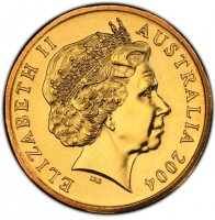 Aluminium Bronze coin Australia KM# 726 ELIZABETH II. AUSTRALIA 2004. IRB.