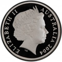 Silver coin Australia KM# 726a ELIZABETH II. AUSTRALIA 2004. IRB.