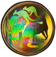 Aluminium Bronze coin Australia KM# 733 1. DOLLAR.