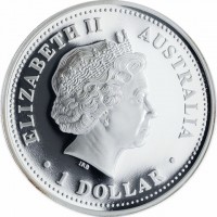 ELIZABETH II. AUSTRALIA. 1 DOLLAR. IRB.