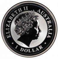 ELIZABETH II. AUSTRALIA. 1 DOLLAR. IRB.