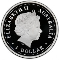 ELIZABETH II. AUSTRALIA 1 DOLLAR. IRB.