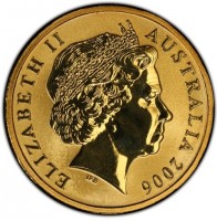Aluminium Bronze coin Australia KM# 807 ELIZABETH II. AUSTRALIA 2006. IRB.