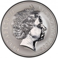 Silver coin Australia KM# 837 ELIZABETH II. AUSTRALIA 2006. IRB.