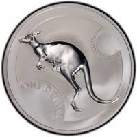 ONE OUNCE FINE SILVER. ONE DOLLAR.