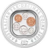 Silver coin  Australia  KM# 842