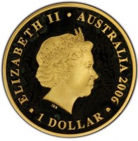 ELIZABETH II. AUSTRALIA 2006. 1 DOLLAR. IRB.