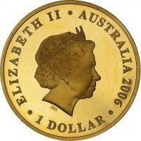 ELIZABETH II. AUSTRALIA 2006. 1 DOLLAR. IRB.