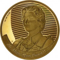 Silver coin Australia KM# 844 1oz 999 SILVER. P. WR. Her Majesty Queen Elizabeth II.