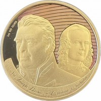 Silver coin Australia KM# 846 1oz 999 SILVER. P. WR. Sir Joseph Banks - Caroline Chlsholm.