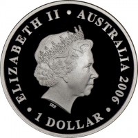 ELIZABETH II. AUSTRALIA 2006. 1 DOLLAR. IRB.