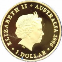 ELIZABETH II. AUSTRALIA 2006. 1 DOLLAR. IRB.