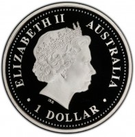 ELIZABETH II. AUSTRALIA. 1 DOLLAR. IRB.
