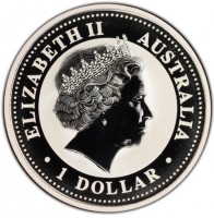 Silver coin Australia KM# 1882 ELIZABETH II. AUSTRALIA. 1 DOLLAR. IRB.