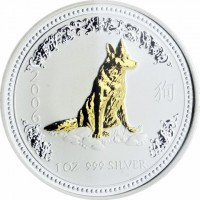 2. 0 狗. 0. 6. 1 OZ 999 SILVER.