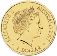 ELIZABETH II. AUSTRALIA 2007. 1 DOLLAR. IRB.