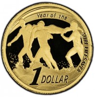 Year of the SURF LIFESAVER. I DOLLAR.
