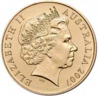 Aluminium Bronze coin Australia KM# 1016 ELIZABETH II. AUSTRALIA 2007. IRB.