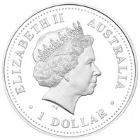 ELIZABETH II. AUSTRALIA 1 DOLLAR. IRB.