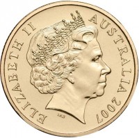 Aluminium Bronze coin Australia KM# 829 ELIZABETH II. AUSTRALIA 2007. IRB.