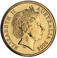 ELIZABETH II. AUSTRALIA 2008. 1 DOLLAR. IRB.