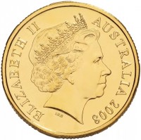 Aluminium Bronze coin Australia KM# 1059 ELIZABETH II. AUSTRALIA 2008. IRB.