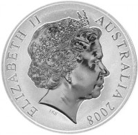 Copper-Nickel coin Australia KM# 1061 ELIZABETH II. AUSTRALIA 2008. IRB.